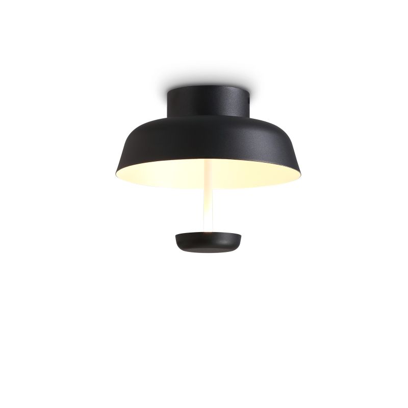 LBL283-BK 6 watt black round LED ceiling light