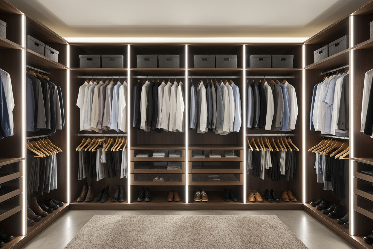 Great Ideas for LED Wardrobe Lighting