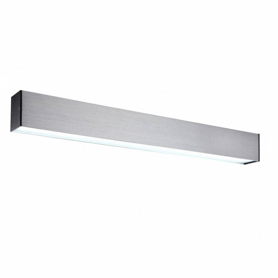 silver slim surface downlight on a white background