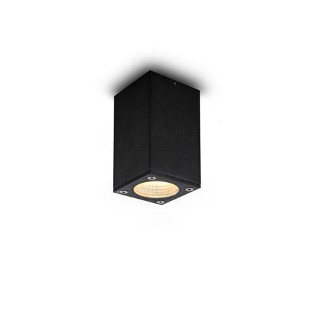 5 Watt Square Black Surface Mount Exterior Soffit Light - Ultra Beam Lighting Ltd