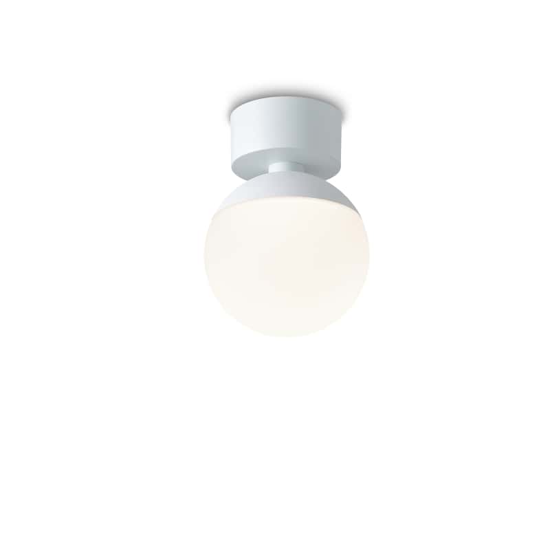 6 Watt White Globe Ceiling Light Fixture - Ultra Beam Lighting Ltd