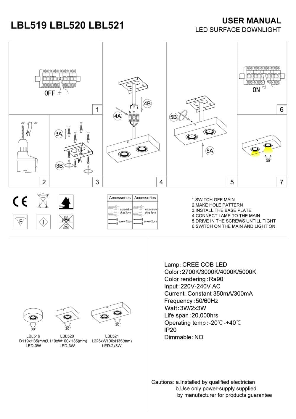 black slimline surface ceiling downlight installation guide 