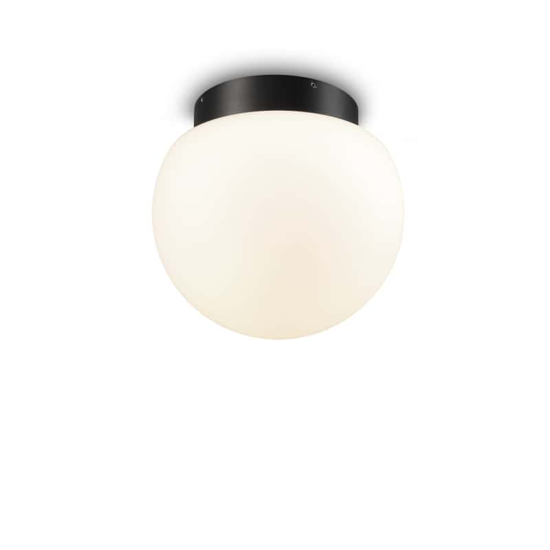 modern bathroom ceiling light on a white background 