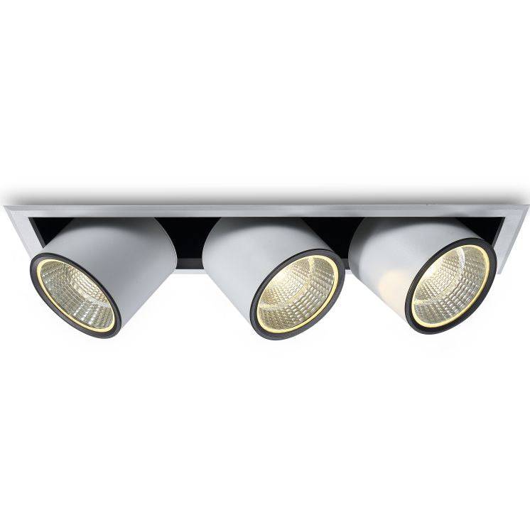 Commercial LED downlight on a white background