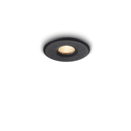 3 Watt Black Waterproof Recessed Bathroom Ceiling Light - Ultra Beam Lighting Ltd