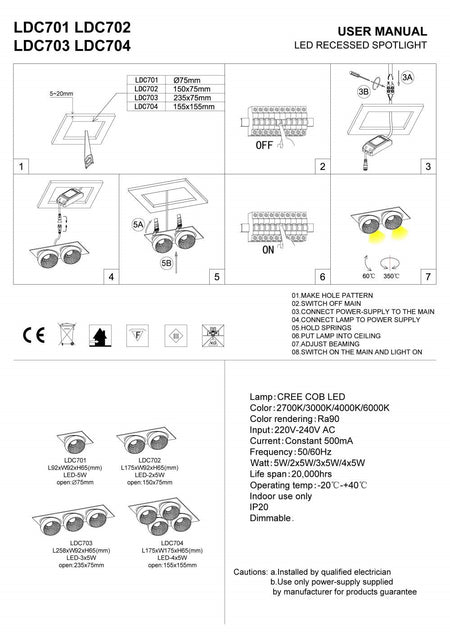 Eyeball downlight installation guide