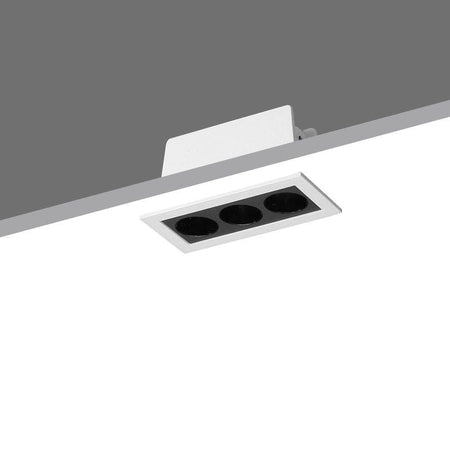 6 Watt Black Recessed Downlighter Fitting - Ultra Beam Lighting Ltd