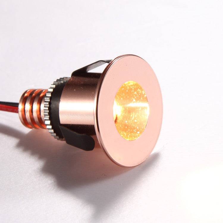 rose gold kitchen kickboard lights shown on a white background