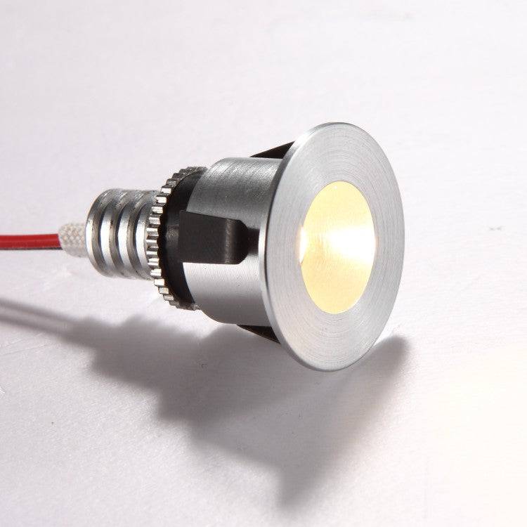 Silver LED kickboard light shown on a white background