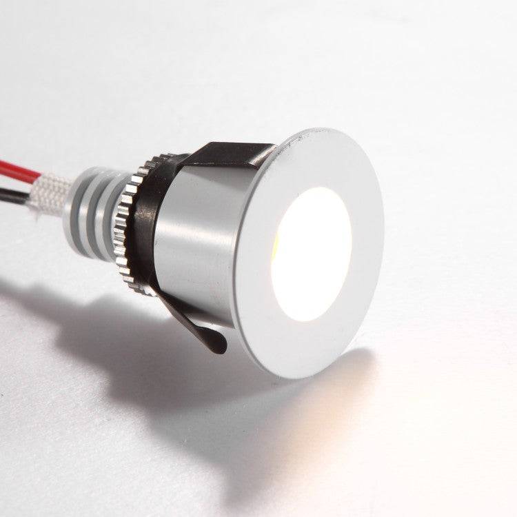 white LED plinth light shown on a white background