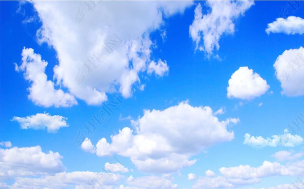 LED sky panels image with clouds and blue sky 