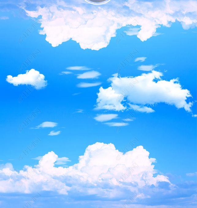 LED sky panel image option showing sky and clouds