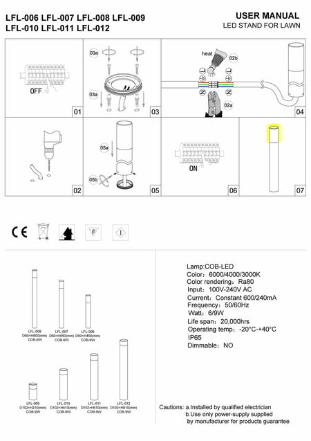 Black driveway bollard light installation guide