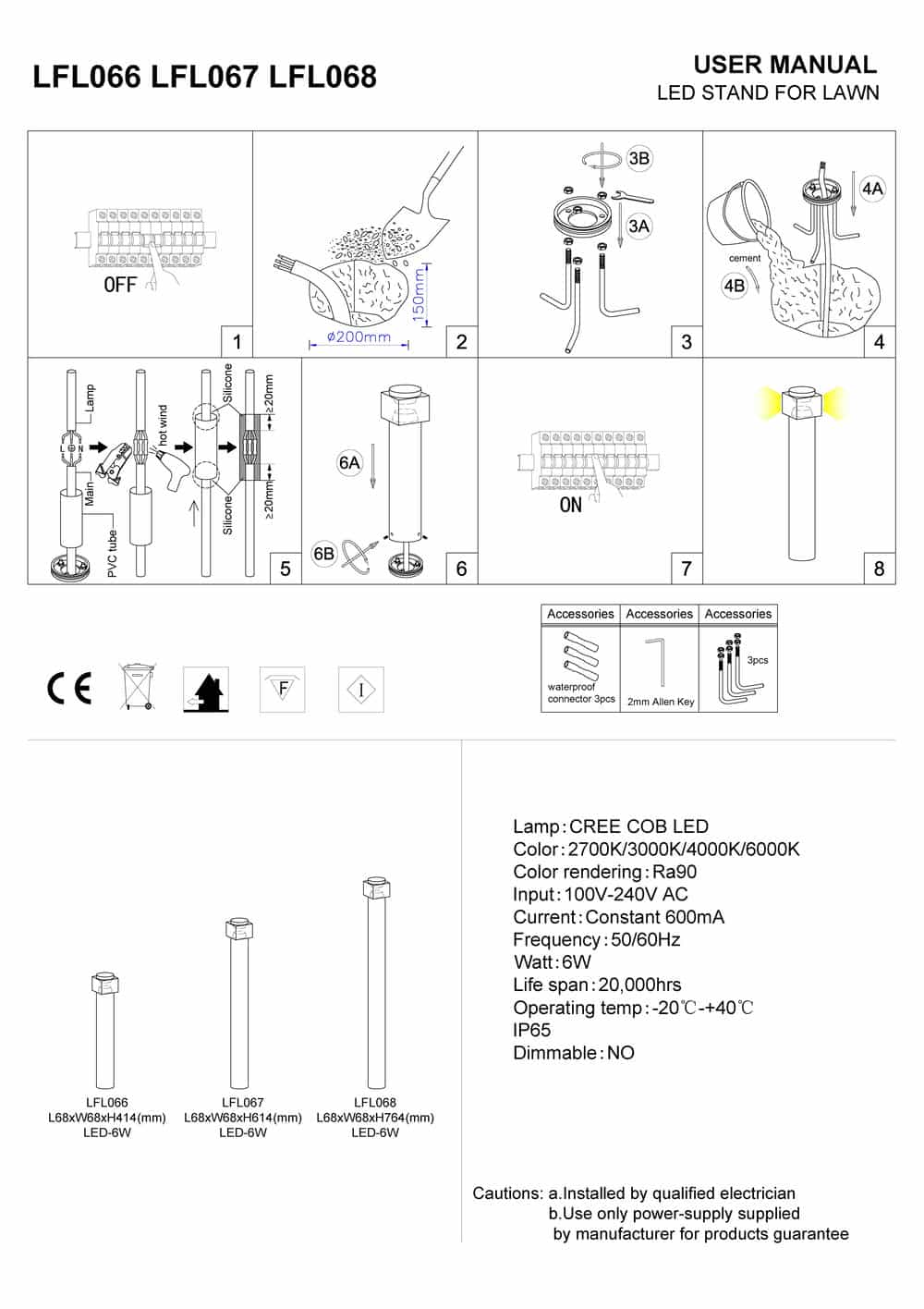 black exterior bollard light installation guide