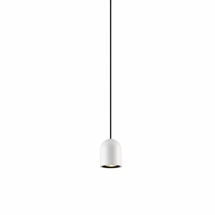 White pendant lamp on a white background