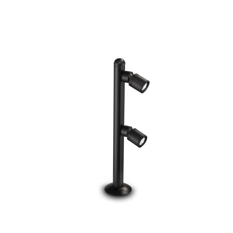 2 Watt Black Twin Mini Spotlights For Display Cases - Ultra Beam Lighting Ltd