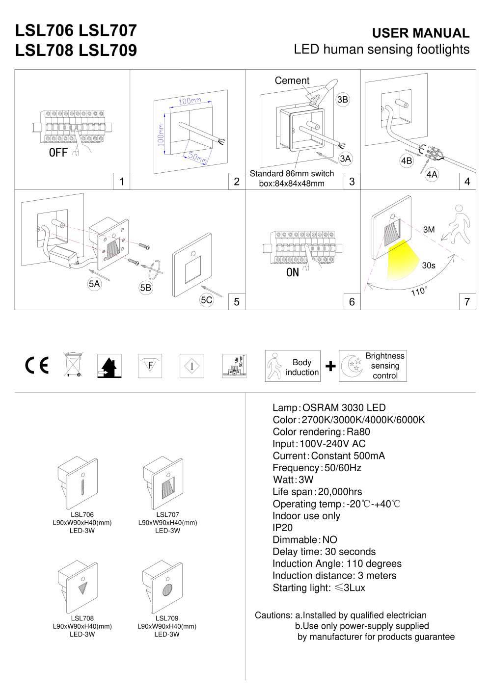 black motion sensor light for stairs installation guide
