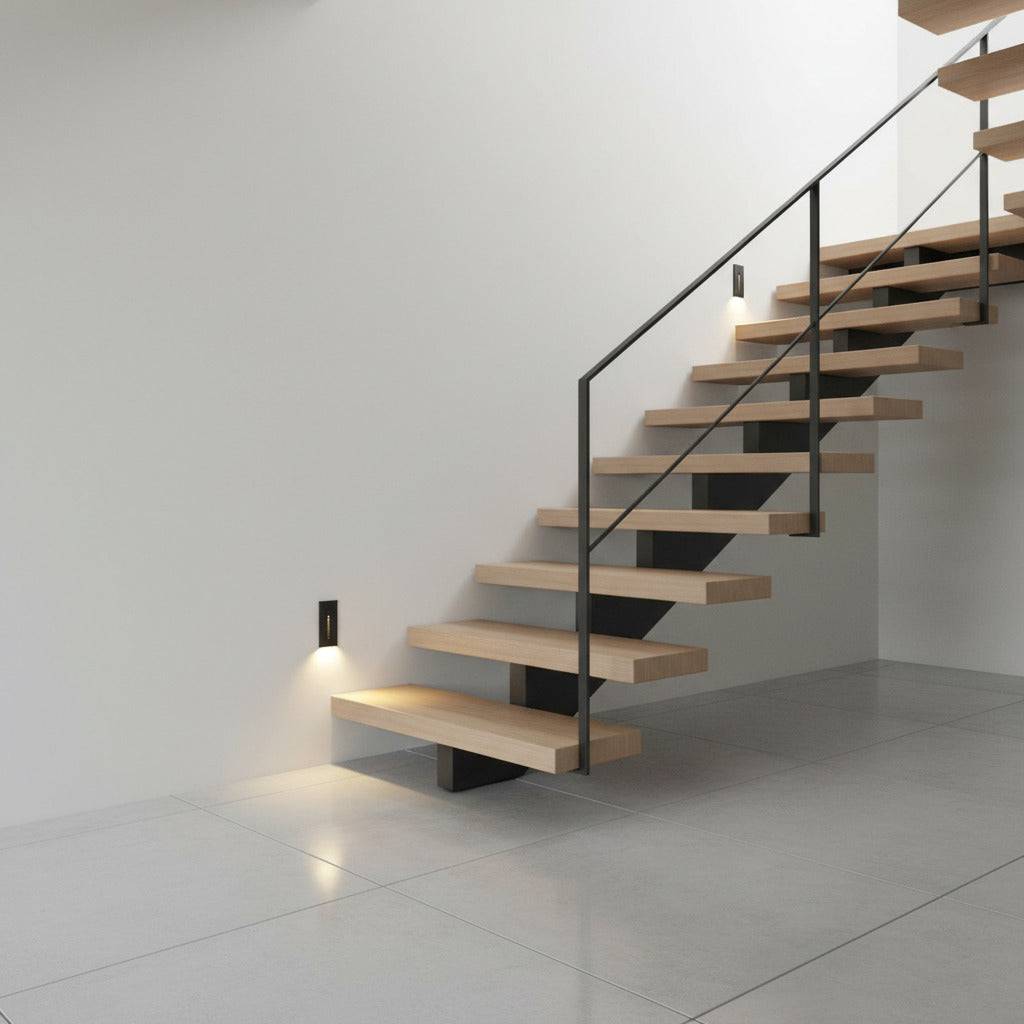 Black 3 Watt Sensor Light For The Stairs