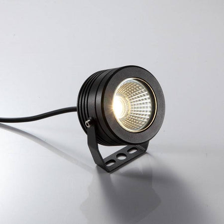 blakc spike spotlight shown on a white background