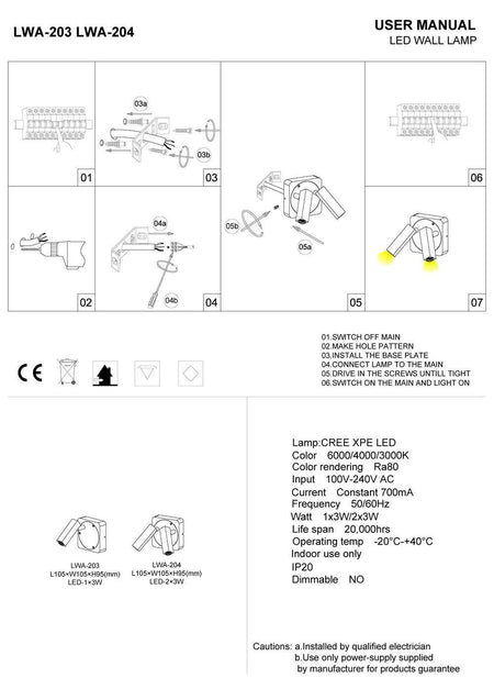 black wall reading light installation guide 