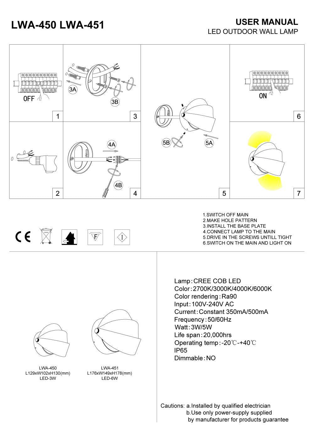black modern outdoor wall lamp installation guide