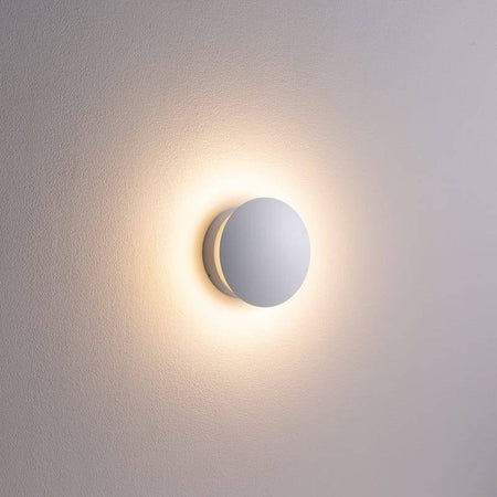 White indoor decorative wall light on  a white back ground