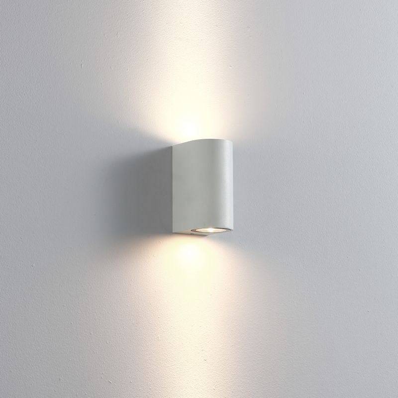 10 Watt White Up and Down Outside Wall Light - Ultra Beam Lighting Ltd