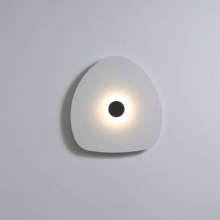Modern internal wall light on  pale grey background