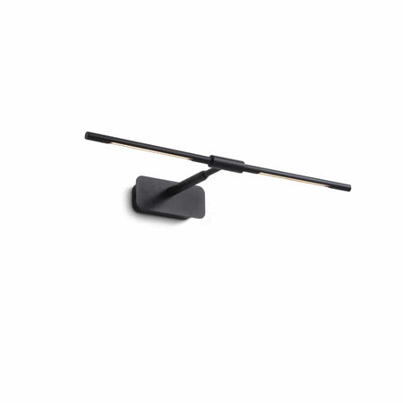 black light for above mirror shown on a white wall 