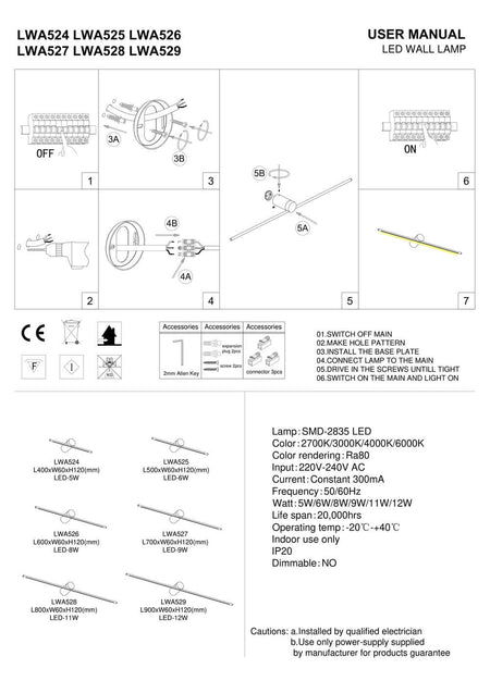 black picture light installation guide