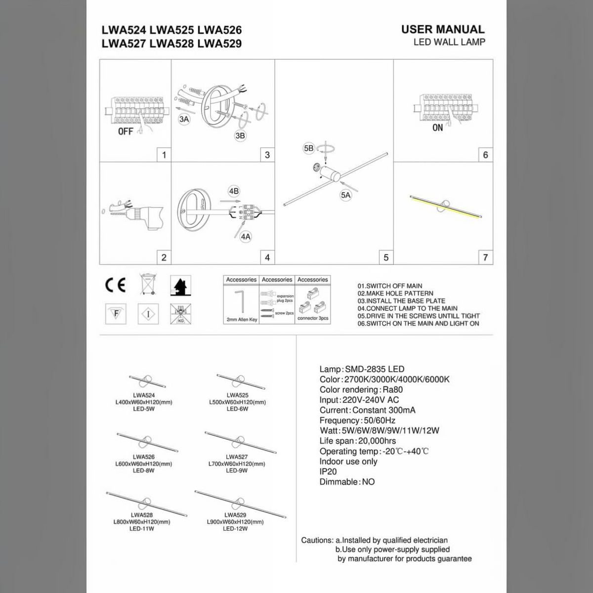 black picture light installation guide