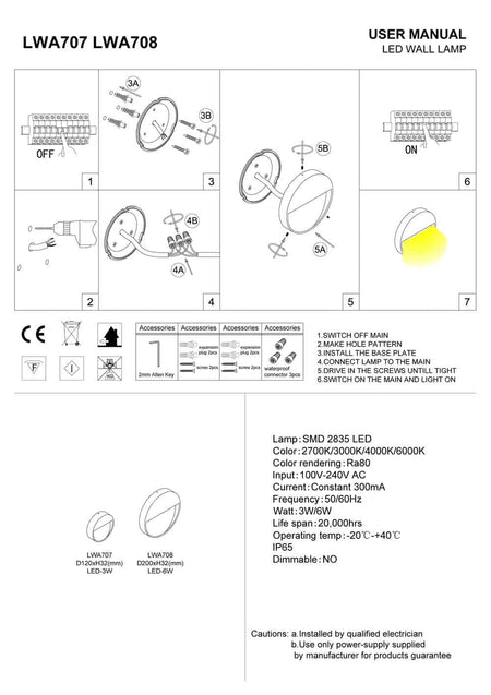 black external step light installation guide