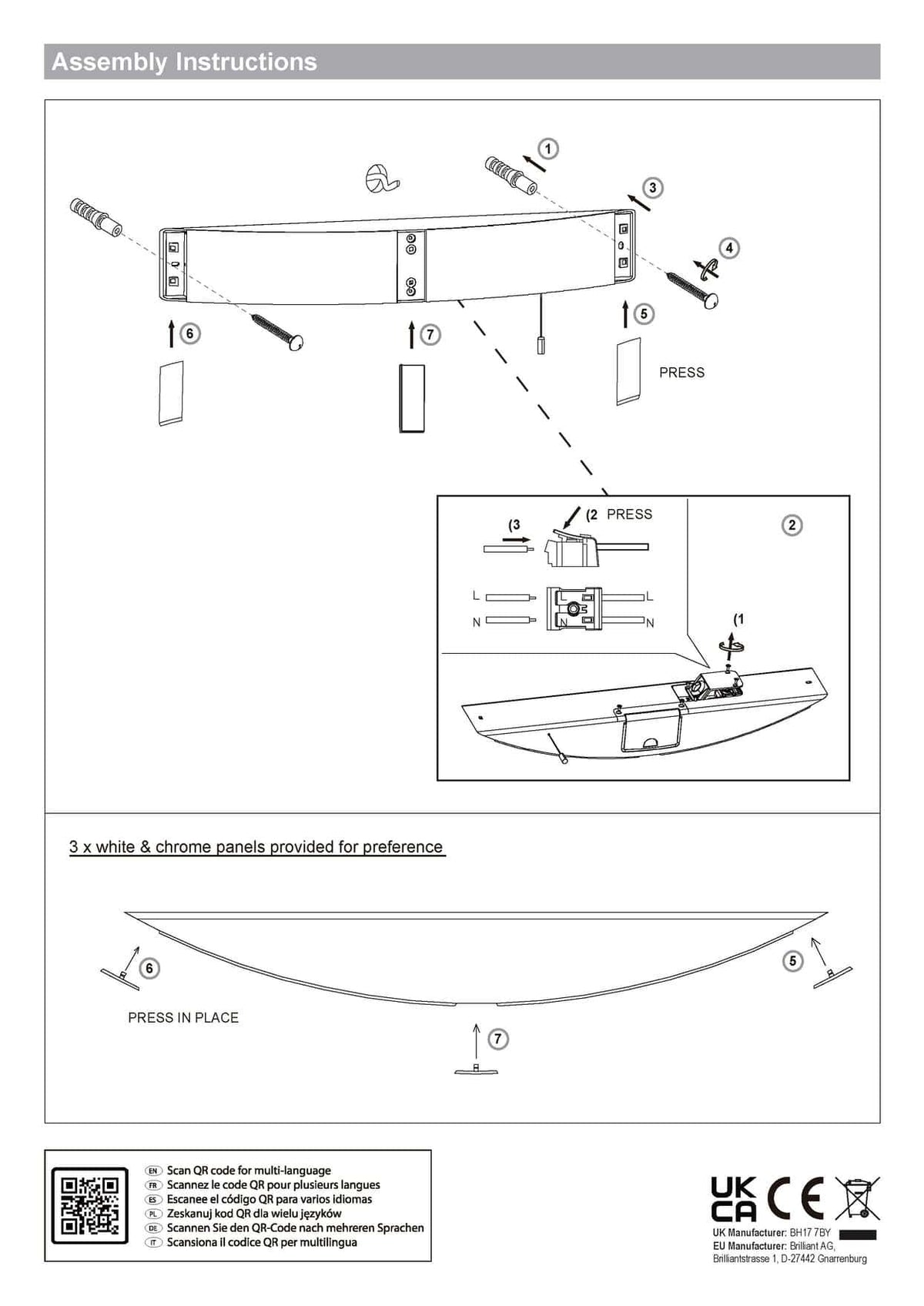 bathroom shaver light installation guide