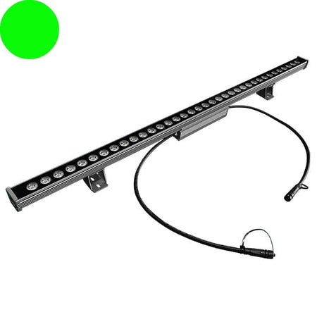 36 Watt 1000mm Green Linear Wall Washer Light Bar - Ultra Beam Lighting Ltd