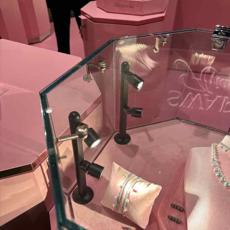 2 Watt Black Twin Mini Spotlights For Display Cases - Ultra Beam Lighting Ltd