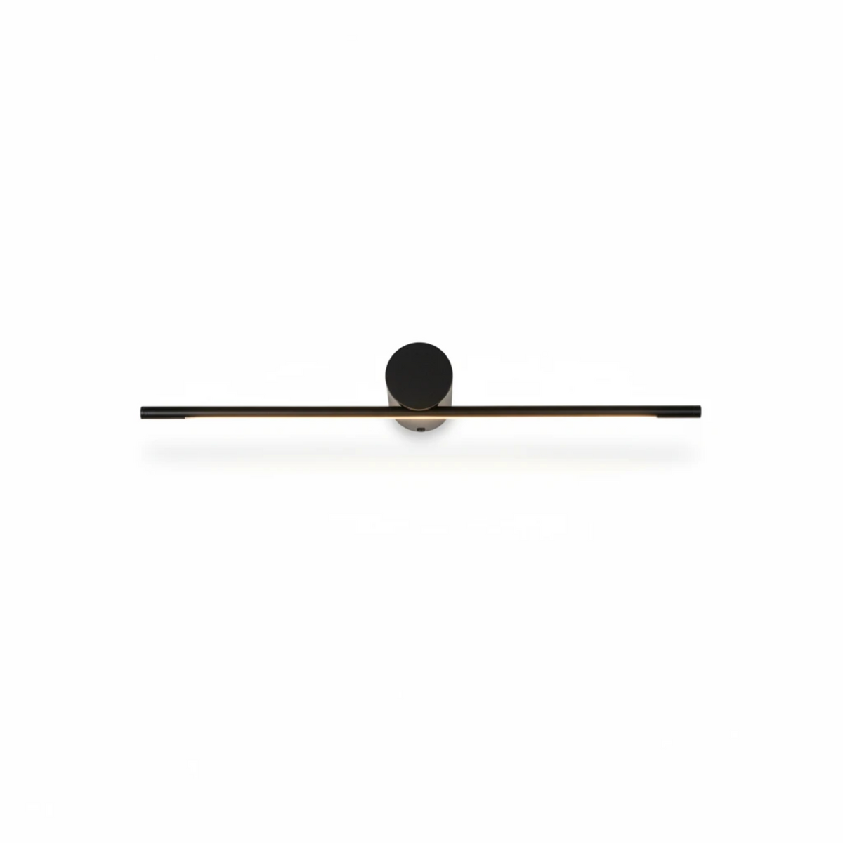 Ultra Beam Lighting Ltd 6W matte black LED picture light with a 500mm wide minimalist aluminium bar design