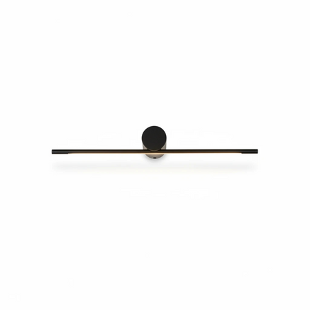 Ultra Beam Lighting Ltd 6W matte black LED picture light with a 500mm wide minimalist aluminium bar design