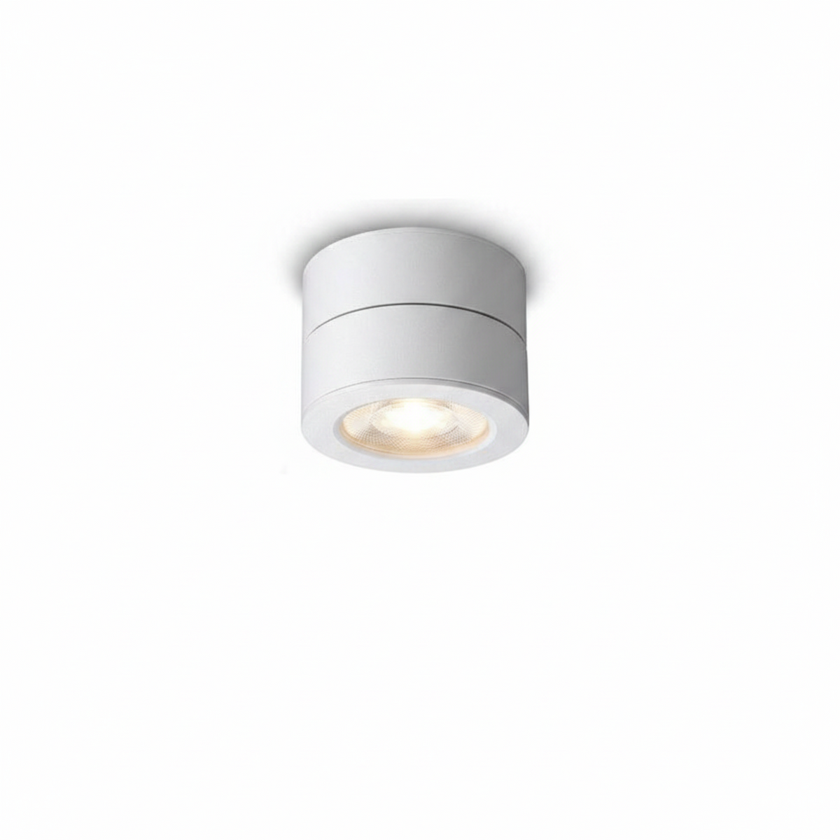 Ultra Beam Lighting Ltd 12 watt white surface mount LED spotlight with adjustable tilt and twist design