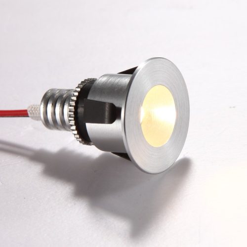 LDC880 Kit of 9 x 1 watt silver finish LED kickboard lights