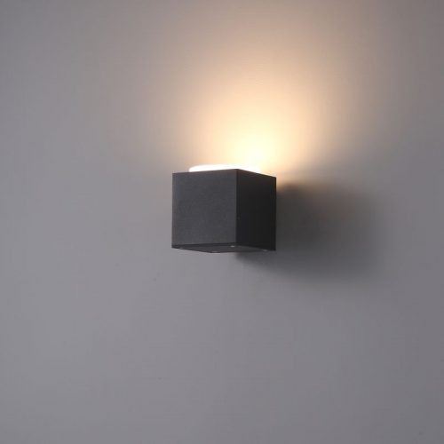 LWA396 10 watt black outdoor wall mount lighting