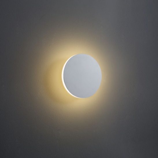 LWA228 Round White 4 Watt Interior LED Wall Light