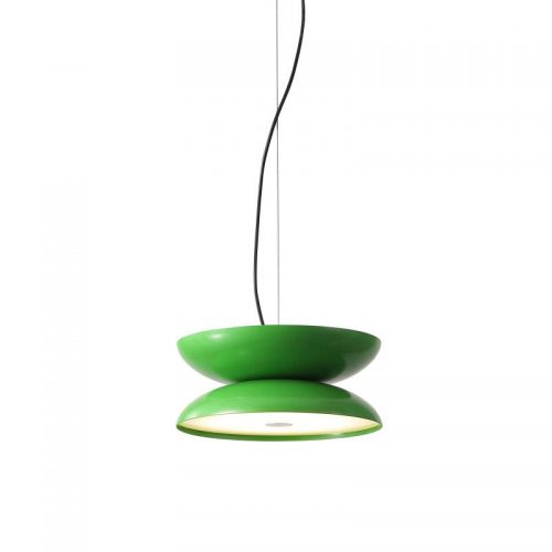 LPL335-GN 20 watt round green LED pendant ceiling light