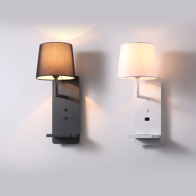 Lwa421 4 Watt Wall Light With Usb Port, Wall Mounted Night Lamp For Bedroom
