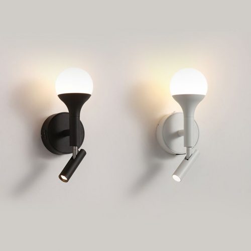 LWA426 bedside wall light with built in reading light and USB charging port