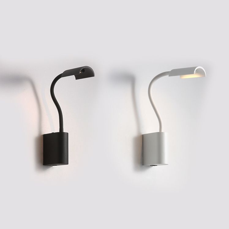 LWA428 3 watt flexible arm LED reading light with USB charging ports