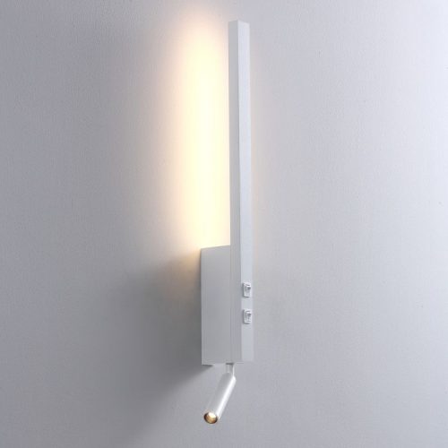 LWA474-WT wall mounted LED light with reading light