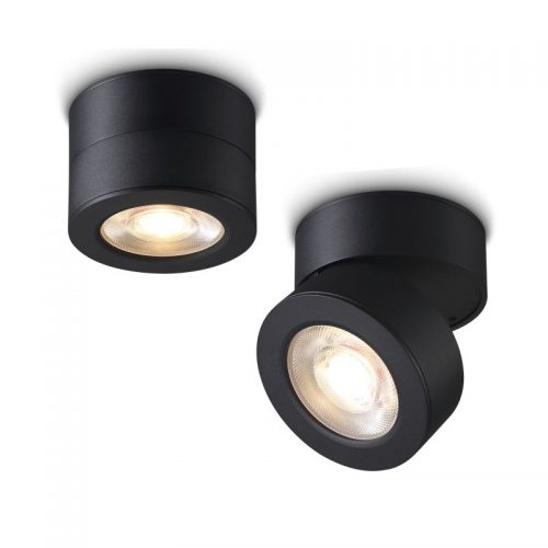 LSP706-BK 12 watt black surface mounted ceiling light