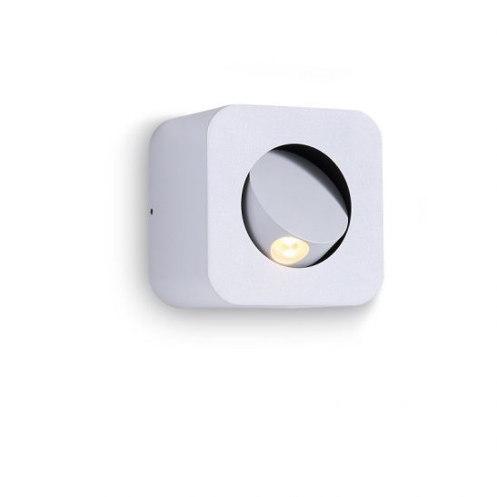 LWA477-WT 3 watt square white LED reading light