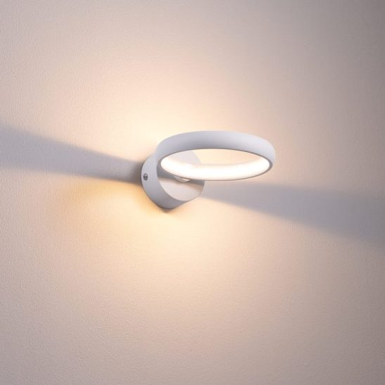 LWA222-WT 6 watt white modern interior LED wall light