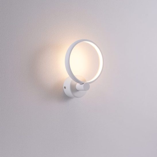 LWA223-WT 6 watt round indoor LED wall sconce